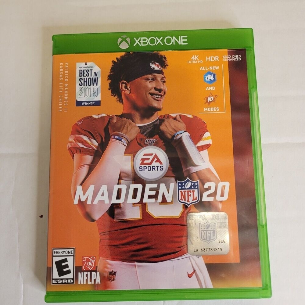 Madden NFL 20 - Microsoft Xbox‎ One video game Patrick Mahomes